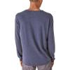 Lucky Brand Mens Venice Burnout Stripe Long Sleeve Notch Neck TeeVenice Burnout Stripe Long Sleeve Notch Neck Tee(Black Iris)