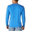 Lucky Brand Mens Venice Burnout Stripe Long Sleeve Notch Neck TeeVenice Burnout Stripe Long Sleeve Notch Neck Tee(Blue My Mind)