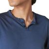Lucky Brand Mens Venice Burnout Stripe Long Sleeve Notch Neck TeeVenice Burnout Stripe Long Sleeve Notch Neck Tee(Blueberry)