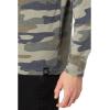 Lucky Brand Mens Venice Burnout Stripe Long Sleeve Notch Neck TeeVenice Burnout Stripe Long Sleeve Notch Neck Tee(Camo (Army Colors))
