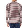 Lucky Brand Mens Venice Burnout Stripe Long Sleeve Notch Neck TeeVenice Burnout Stripe Long Sleeve Notch Neck Tee(Grey Multi)