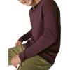 Lucky Brand Mens Venice Burnout Stripe Long Sleeve Notch Neck TeeVenice Burnout Stripe Long Sleeve Notch Neck Tee(Wine Tasting)