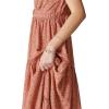 Lucky Brand Women’s Women’s Paisley Tiered Maxi Dress(Aragon Multi)