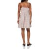 Lucky Brand Women’s Women’s Printed Smocked Sweetheart Mini(Pink Champagne Multi)
