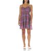 Lucky Brand Women’s Women’s Plaid Smocked Sweetheart Mini(Mellow Mauve Plaid)