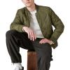 Lucky Brand Mens Men’s Garment Dye Thermal Crew(Bright White)