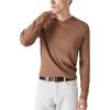 Lucky Brand Mens Men’s Garment Dye Thermal Crew(Coffee Liqueur)