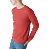 Lucky Brand Mens Men’s Garment Dye Thermal Crew(Rio Red)