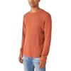 Lucky Brand Mens Men’s Garment Dye Thermal Crew(Sequoia)