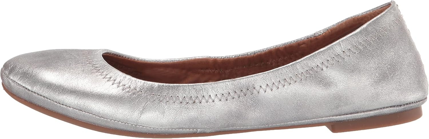 image:imageLucky Brand Womens Emmie Ballet FlatsPewter Silver