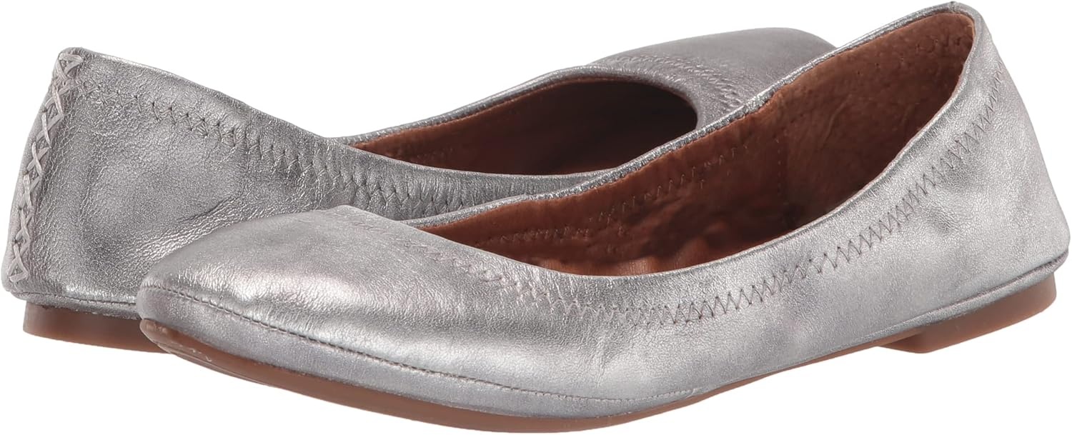 image:imageLucky Brand Womens Emmie Ballet FlatsPewter Silver