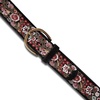Lucky Brand Women’s Embroidered Leather Belt | Stylish | Classic | Western-Inspired | American Heritage | Jean | Pant(Suede – Black)