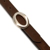 Lucky Brand Women’s Fashion Leather Belt | Stylish | Trend | Classic | Modern | Jean | Pant | Skirt | Dress(Oval Suede – Cognac)