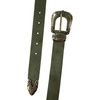 Lucky Brand Women’s Fashion Leather Belt | Stylish | Trend | Classic | Modern | Jean | Pant | Skirt | Dress(Suede – Olive)