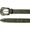 Lucky Brand Women’s Fashion Leather Belt | Stylish | Trend | Classic | Modern | Jean | Pant | Skirt | Dress(Suede – Olive)