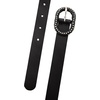 Lucky Brand Women’s Studded Leather Belt | Stylish | Classic | Modern | Jeans | Pants | Skirt | Dress(Rivet Wrapped – Black)