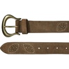 Lucky Brand Women’s Studded Leather Belt | Stylish | Classic | Modern | Jeans | Pants | Skirt | Dress(Suede Leaf – Brown)