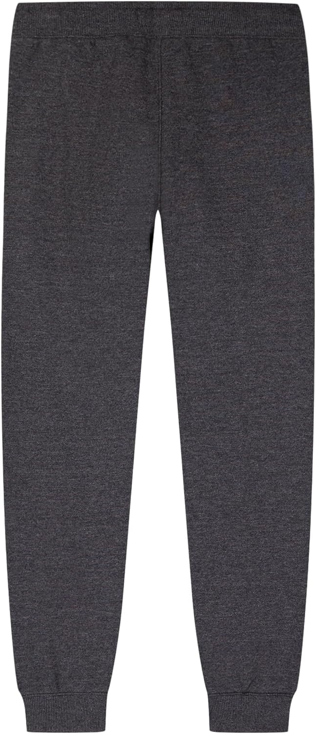 image:imageLucky Brand Boys Pullon Fleece Jogger Sweatpant Drawstring ClosureBlack Heather