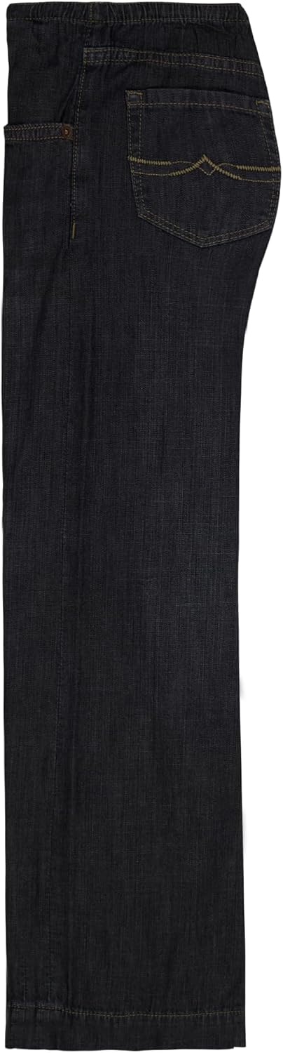 image:imageLucky Brand Girls Pullon MidRise Easy Relaxed Wide Leg Jean Elastic Waistband amp DrawstringSeamed Barrier Wash