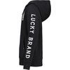 Lucky Brand Boys’ Long Sleeve Fleece Full Zip Hoodie, Comfortable, Relaxed Fit With Front Pockets(Skelly Hand Black Heather)