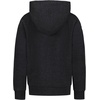 Lucky Brand Boys’ Long Sleeve Fleece Full Zip Hoodie, Comfortable, Relaxed Fit With Front Pockets(Skelly Hand Black Heather)