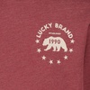 Lucky Brand Boys’ Long Sleeve Fleece Pull-over Hoodie, Comfortable, Relaxed Fit With Kangaroo Pockets(Bear Port Heather)