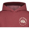 Lucky Brand Boys’ Long Sleeve Fleece Pull-over Hoodie, Comfortable, Relaxed Fit With Kangaroo Pockets(Bear Port Heather)