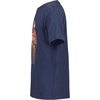 Lucky Brand Boys’ Short Sleeve Graphic Crew Neck T-Shirt, Soft, Comfortable, Relaxed Fit(Football Bear Dark Denim Heather)