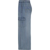 Lucky Brand Girls’ Pull-on Mid-Rise Easy Relaxed Wide Leg Jean, Elastic Waistband & Drawstring(Cargo Christi Wash)