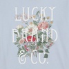Lucky Brand Girl’s Short Sleeve Graphic T-Shirt, Tagless Cotton Tee with Fun Designs(Floral Kentucky Blue)