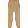 Lucky Brand Boys’ Pull-on Stretch Twill Cargo Jogger, Drawstring Closure & Elastic Cuffs(Kelp)