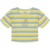 Lucky Brand Girl’s Short Sleeve Graphic T-Shirt, Tagless Cotton Tee with Fun Designs(Gold Finch Retro)