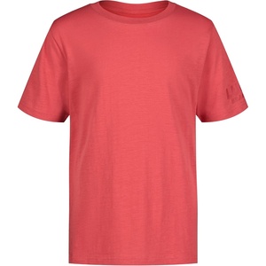 Lucky Brand Boys’ Short Sleeve Graphic Crew Neck T-Shirt, Soft, Comfortable, Relaxed Fit(Sangria)