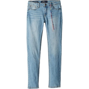 Lucky Brand Girls’ 5-Pocket Stretch Skinny Fit Denim Jean, Zipper Fly & Button Closure, Christie Wash, 14