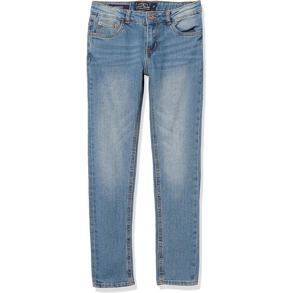 image:imageLucky Brand Girls 5Pocket Stretch Skinny Fit Denim Jean Zipper Fly amp Button Closure Angela Wash 14
