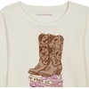 Lucky Brand Girls’ Long Sleeve Graphic T-Shirt, Tagless Cotton Tee with Fun Designs(Free Your Mind)