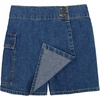 Lucky Brand Girls Mid-Rise Denim Skort, Casual and Comfortable(Ada Wash)