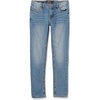 Lucky Brand Girls’ 5-Pocket Stretch Skinny Fit Denim Jean, Zipper Fly & Button Closure, Angela Wash, 14