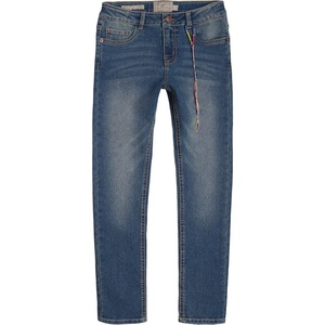 Lucky Brand Girls’ 5-Pocket Stretch Skinny Fit Denim Jean, Zipper Fly & Button Closure, Ada Zoe, 14