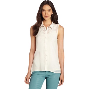 Lucky Brand Women’s Bessy Emb Western Top(Nigori)