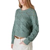 Lucky Brand Women’s Lucky Brand Women’s Open Stitch Pullover Sweater(Laurel Wreath)