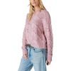 Lucky Brand Women’s Lucky Brand Women’s Open Stitch Pullover Sweater(Lilas)