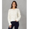 Lucky Brand Women’s Lucky Brand Women’s Open Stitch Pullover Sweater(Whisper White)