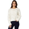 Lucky Brand Women’s Lucky Brand Women’s Open Stitch Pullover Sweater(Whisper White)