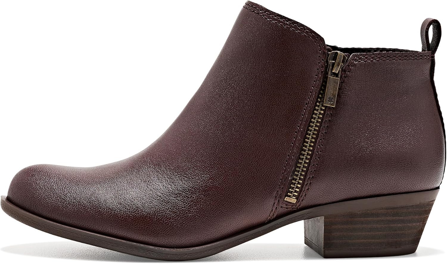 image:imageLucky Brand Womens Basel Ankle BootieChocolate 1