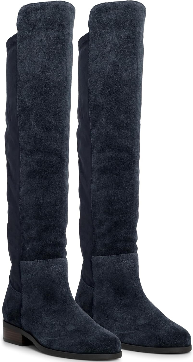 image:imageLucky Brand Womens Calypso Wide Calf Tall BootBright Blue Wide Calf
