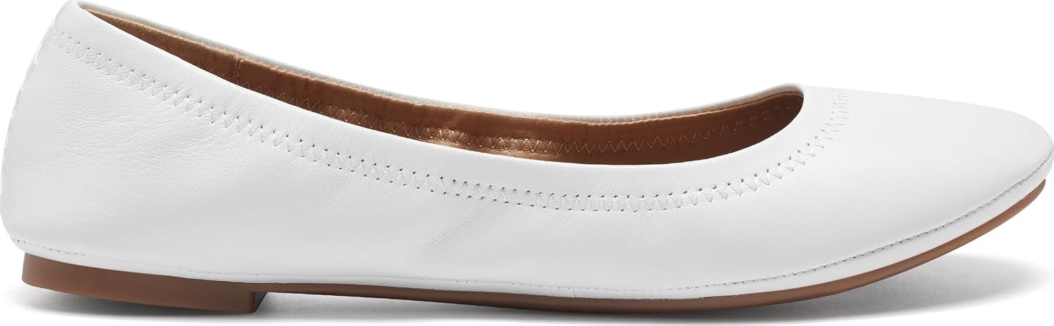image:imageLucky Brand Womens Emmie Ballet Flat Comfortable SlipOn ShoesBright White
