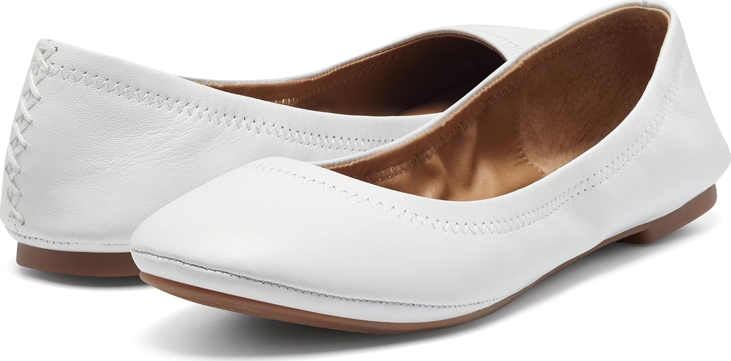 image:imageLucky Brand Womens Emmie Ballet Flat Comfortable SlipOn ShoesBright White