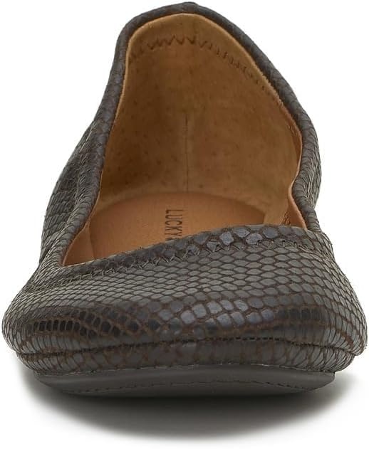 image:imageLucky Brand Womens Emmie Ballet Flat Comfortable SlipOn ShoesGreen Black