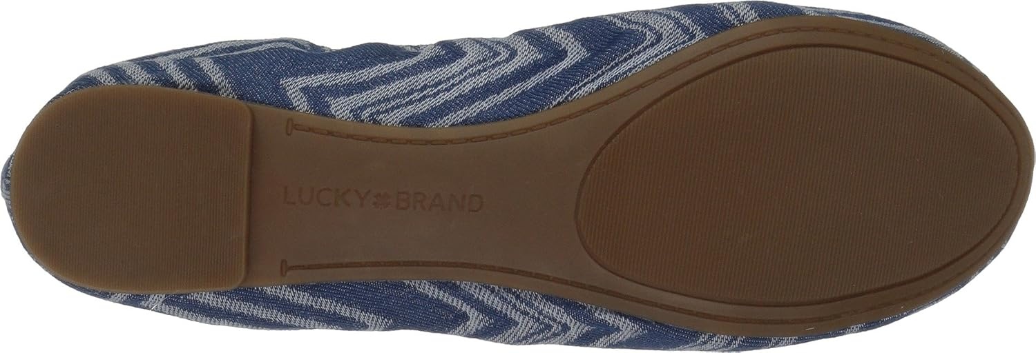 image:imageLucky Brand Womens Emmie Ballet Flat Comfortable SlipOn ShoesMoonlight Denim
